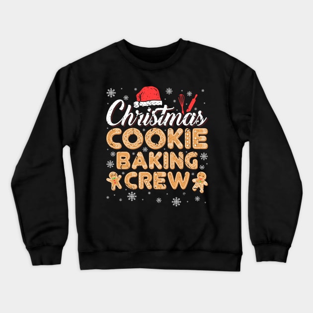 Gingerbread Christmas Cookie Baking Crew Crewneck Sweatshirt by Humbas Fun Shirts